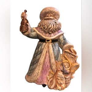 Gare #5627 Bisque Old World St Nicholas            14” Talk Hand Painted